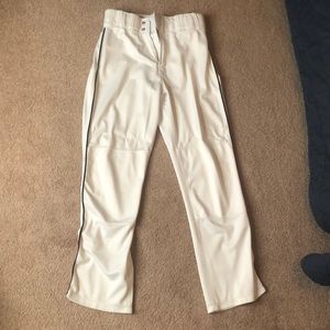 White men’s baseball pants